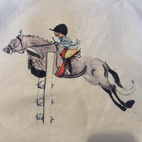 Horse Jumper Equestrian Tote - Picture 2 of 9